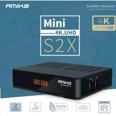 AMIKO Satelitný prijímač AMIKO MINI 4K.UHD S2X