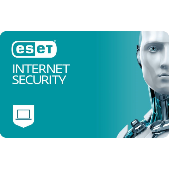 ESET Internet Security pre 2 zariadenia, predĺženie licencie na 3 roky, EDU
