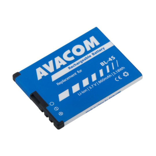 AVACOM batéria pre mobilný telefón Nokia 3600 Slide, 2680 Li-Ion 3,7V 860mAh (náhradná BL-4S)