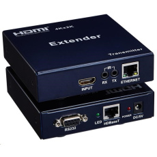 PremiumCord HDMI HDBaseT 4K extender do 100 m, cez IP, jeden vysielač na viac prijímačov