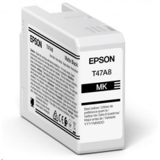 Atrament EPSON Singlepack Matte Black T47A8 UltraChrome Pro 10 50 ml Atrament EPSON Singlepack Matte Black T47A8 UltraChrome Pro 10 50 ml