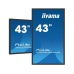 iiyama ProLite TF4339MSC-B1AG, 109,2 cm (43''), kapacitná projekcia, 12 TP, Full HD, čierna