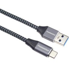PREMIUMCORD USB-C na USB 3.0 A (USB 3.1 generácia 1, 3A, 5Gbit/s) 2m opletenie PREMIUMCORD USB-C na USB 3.0 A (USB 3.1 generácia 1, 3A, 5Gbit/s) 2m opletenie