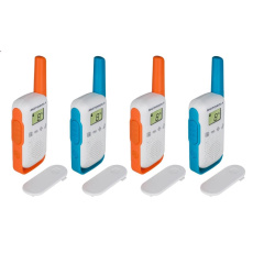 Motorola vysílačka TLKR T42 (4 ks, dosah až 4 km), Quad Pack Motorola vysílačka TLKR T42 (4 ks, dosah až 4 km), Quad Pack