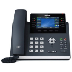 IP telefón Yealink SIP-T46U, 4,3" 480x272 farieb, 2x RJ45 10/100/1000, PoE, 16x SIP, 2x USB, bez adaptéra