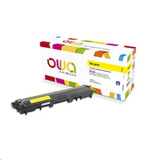 OWA Armor toner pre BROTHER DCP L3510CDW, DCP L3550CDW, HL L3210CW,HL L3270CDW,TN247Y,2300 ks.žltá/žltá (TN-247Y)