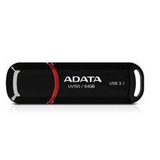 ADATA Flash Disk 64GB UV150, USB 3.1 disk Dash Drive (R:90/W:20 MB/s) čierny