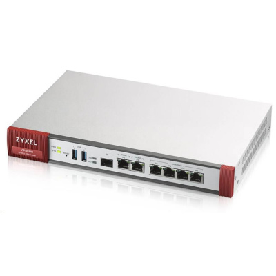 Zyxel VPN100 Advanced VPN Firewall, 100x VPN (IPSec/L2TP), 2x WAN, 4x LAN/DMZ, 1x SFP, Wireless Controller