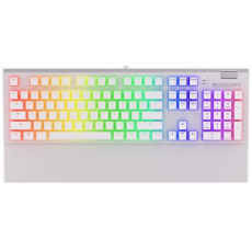 Endorfy herní klávesnice Omnis OWH Pudd.Kaihl BR RGB /USB/ brown switch / drátová / mechanická / US layout / bílá RGB