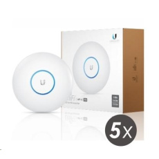 UBNT UniFi AP AC PRO 5-PACK (bez PoE!) [vnútorný/vonkajší prístupový bod, dvojpásmový 2.4+5GHz (450+1300Mbps), MIMO, 802.11a/b/g/n/ac]