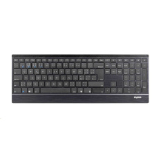 RAPOO klávesnice E9500M Multi-mode Wireless Ultra-slim Keyboard Black