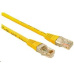 Solarix Patch kábel CAT5E UTP PVC 5 m žltý, odolný proti zasekávaniu C5E-155YE-5MB