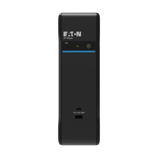 Eaton 3P Ellipse UPS USB FR, 700 VA, 420 W, Vstup: C14, Výstupy: (3) Typ E, (1) Pouze přepěťová ochrana Typ E, USB nabíj