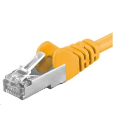 PREMIUMCORD Patch kábel CAT6a S-FTP, RJ45-RJ45, AWG 26/7 0,25m žltý PREMIUMCORD Patch kábel CAT6a S-FTP, RJ45-RJ45, AWG 26/7 0,25m žltý
