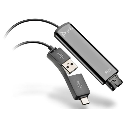 Adaptér PLANTRONICS DA75, QD -> USB_A/C na pripojenie náhlavnej súpravy k PC