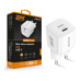 ALIGATOR chytrá síťová mini nabíječka PD 20W, 1x USB-C, bílá