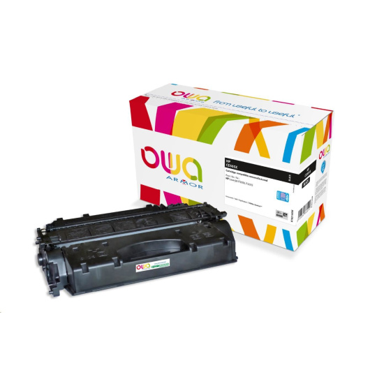 OWA Armor toner pre HP Laserjet P2050, P2055, 13000 strán, CE505X JUMBO, čierna/čierna