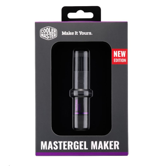 Tepelná pasta Cooler Master pre CPU Master Gel Maker, pulzná. vodivosť 11 W.m, 1.5 ml, sivá