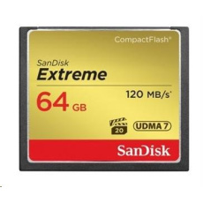 SanDisk Compact Flash 64GB Extreme (R:120/W:85 MB/s) UDMA7