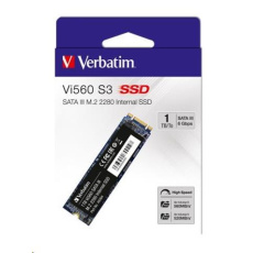 VERBATIM SSD Vi560 S3 M.2 256 GB SATA III, W 560/ R 520 MB/s VERBATIM SSD Vi560 S3 M.2 256 GB SATA III, W 560/ R 520 MB/s