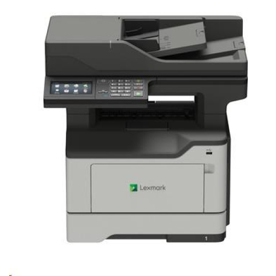 LEXMARK Multifunkčná čiernobiela tlačiareň MX521de, A4, 44 strán za minútu, 1024 MB, farebný LCD displej, duplex, RADF, USB 2.0, LAN,