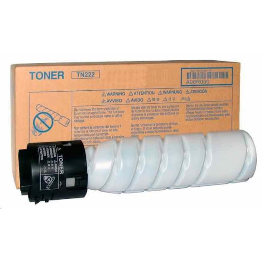 Toner Minolta TN-222, čierny pre bizhub 266, 306 (2x 12k)