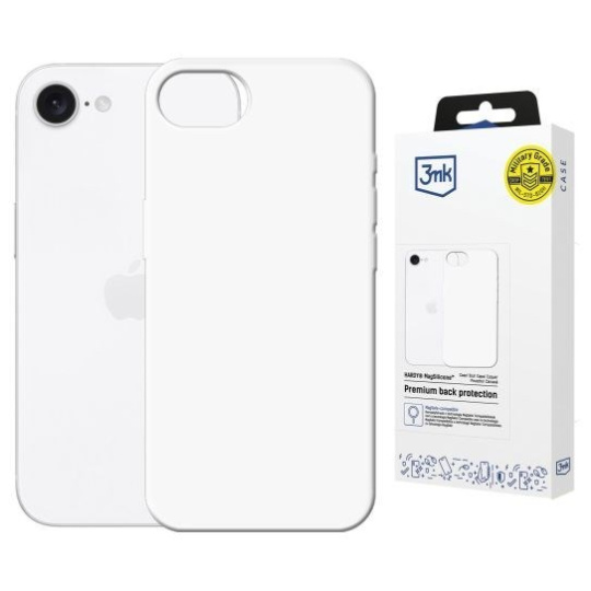 3mk Hardy MagSilicone pro Apple iPhone 16E White 3mk Hardy MagSilicone pro Apple iPhone 16E White
