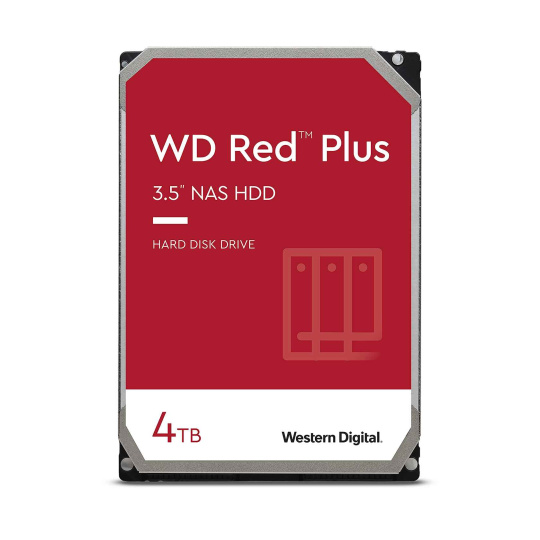 WD RED PLUS NAS WD40EFPX 4TB SATAIII/600 256MB cache 180MB/s CMR