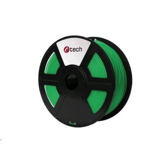 C-TECH Tlačová struna (filament) ABS, 1,75 mm, 1 kg, zelená