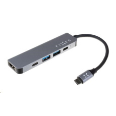 FIXED HUB Mini 5v1, USB-C, šedá FIXED HUB Mini 5v1, USB-C, šedá
