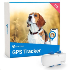 Tractive GPS DOG 4 LTE – sledování polohy a aktivity pro psy - bílá