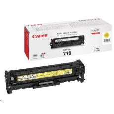 Canon LASER TONER žltý CRG-718Y (CRG718Y) 2 900 strán* Canon LASER TONER žltý CRG-718Y (CRG718Y) 2 900 strán*