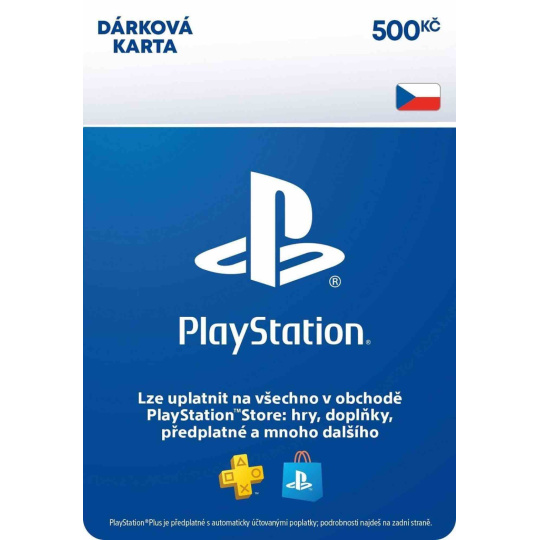 SONY Playstation Live Card Dual CZK500/CZ SONY Playstation Live Card Dual CZK500/CZ