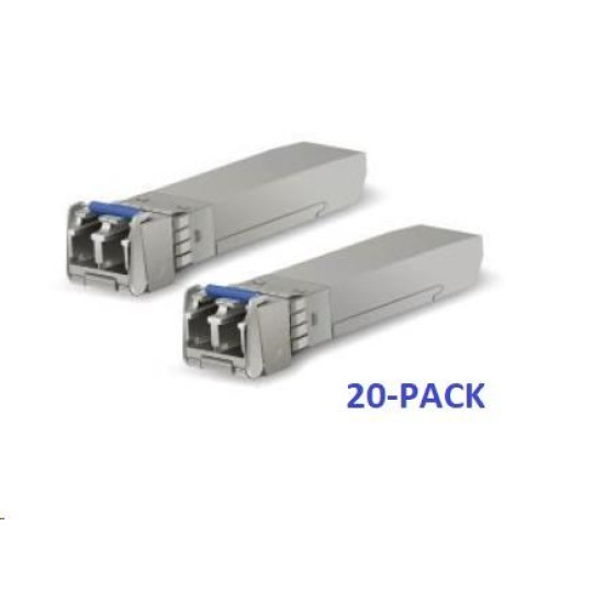 UBNT U Fiber UF-SM-10G-20, 20-PACK [20ks SFP+ 10G modulov, Single-Mode, LC konektor]