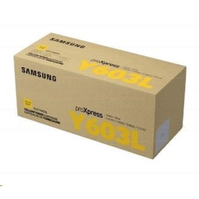 Samsung CLT-Y603L High Yield Yellow Toner Cartridge (10,000 pages)