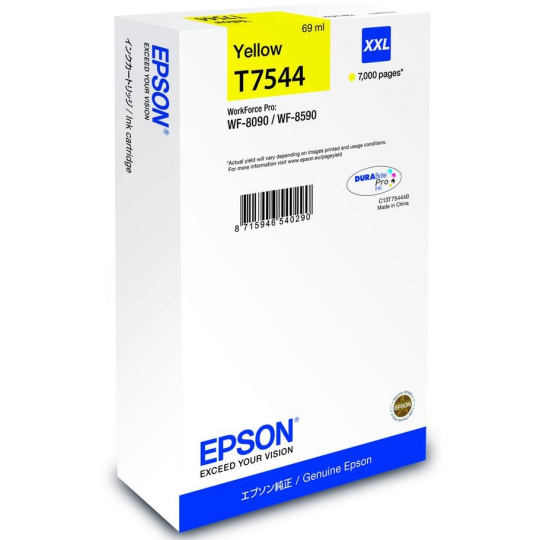 Atramentová kazeta EPSON WF-8xxx Series XXL Yellow - 7000str. (69 ml)