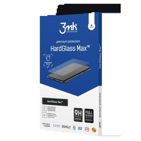 3mk tvrzené sklo HardGlass Max Black pro Samsung Galaxy S22+ 5G