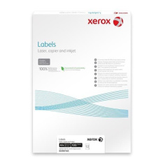 Xerox Paper biele samolepiace etikety, oblé rohy - etikety 16UP 99x33,9 (g/100 listov, A4)