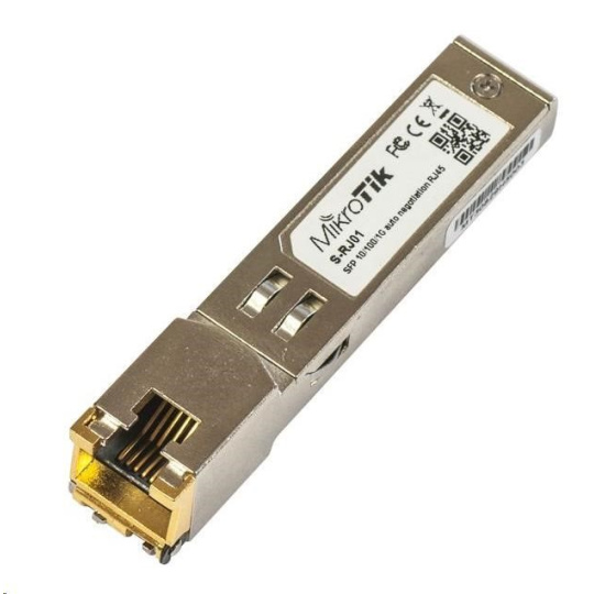 MikroTik SFP na Metallic 10/100/1000M, RJ-45, do 100 m