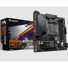 GIGABYTE MB Sc AM4 B550M AORUS PRO-P, AMD B550, 4xDDR4, 1xDP, 1xHDMI, mATX GIGABYTE MB Sc AM4 B550M AORUS PRO-P, AMD B550, 4xDDR4, 1xDP, 1xHDMI, mATX