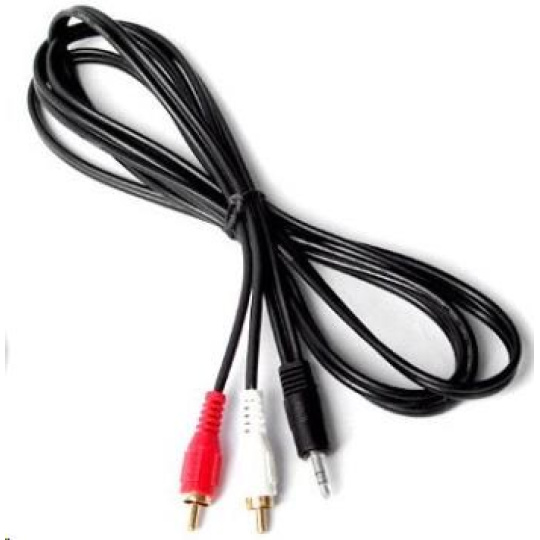 Káblový konektor PREMIUMCORD 2.5 mm stereo - 2x Cinch M 2 m