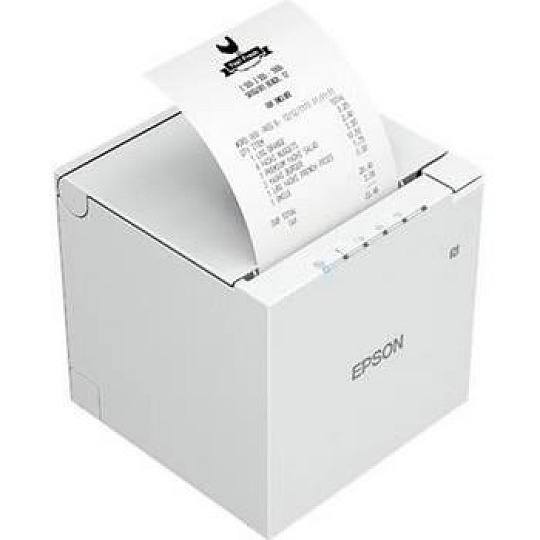 Epson TM-m30III, USB, USB-C, BT, Ethernet, Wi-Fi, 8 dots/mm (203 dpi), cutter, white