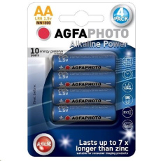 AgfaPhoto Power alkalická baterie LR06/AA, blistr 4ks AgfaPhoto Power alkalická baterie LR06/AA, blistr 4ks