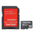 Karta SanDisk MicroSDHC 32 GB (Class 4) + adaptér