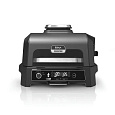 Ninja OG850EU Woodfire Pro XL, černý, elektrický gril a udírna, technologie Woodfire, teplotní sonda, 4v1 Airfryer
