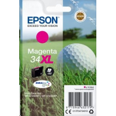 Atramentová tyčinka EPSON Singlepack "Golf" Magenta 34XL DURABrite Ultra Ink 10,8 ml Atramentová tyčinka EPSON Singlepack "Golf" Magenta 34XL DURABrite Ultra Ink 10,8 ml