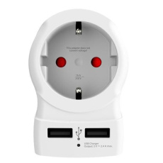 SKROSS cestovní adaptér UK USB pro použití ve Velké Británii, typ G SKROSS cestovní adaptér UK USB pro použití ve Velké Británii, typ G