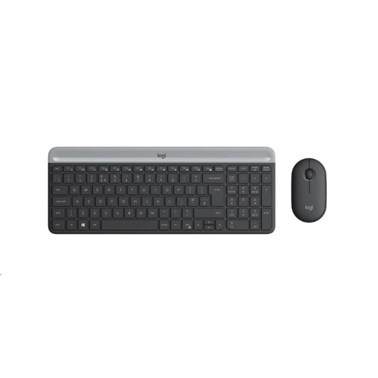 Logitech Wireless Desktop MK470, CZ/SK, čierna