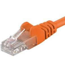 PremiumCord Patch kabel UTP RJ45-RJ45 CAT6 1m oranžová PremiumCord Patch kabel UTP RJ45-RJ45 CAT6 1m oranžová