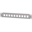 Intellinet Patch Panel 10", prázdny pre 10 portov, 1U, sivý